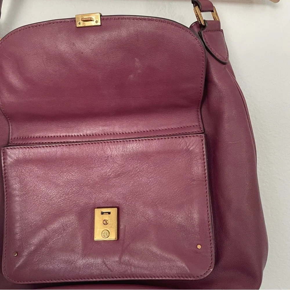 TORY BURCH Leather Priscilla Hobo Bag